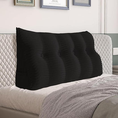 Daneey Headboard Pillow Full, Triangular Wedge Headboard Pillow by Daneey