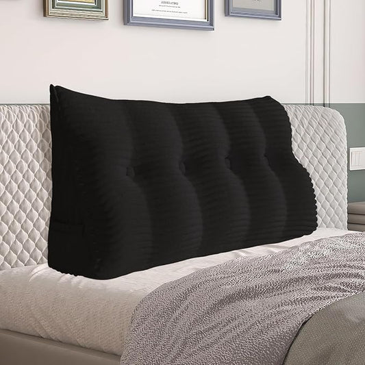 Daneey Headboard Pillow Full, Triangular Wedge Headboard Pillow by Daneey