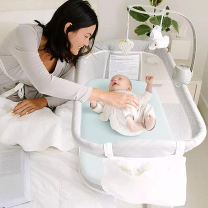 Stretchy Ultra Soft Fitted Bassinet Sheet Set 2 Pack, Universal Fit - Image 4