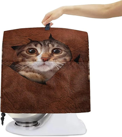 Cute 3D Cat Print Stand Mixer Covers Protector Kitchen Aid Mixer Cover Dust - Image 4
