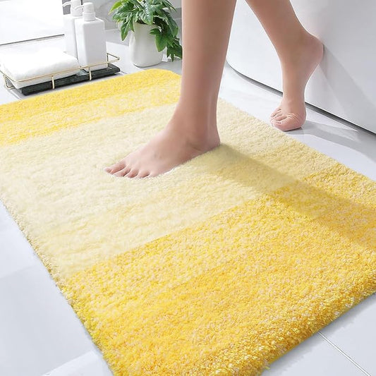 OLANLY Bathroom Rugs Mat 36x24, Extra Soft Absorbent Microfiber Bath Rugs by OLANLY