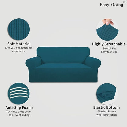 Easy-Going Stretch Oversized Loveseat Slipcover 1-Piece Sofa Cover Furniture - Image 3