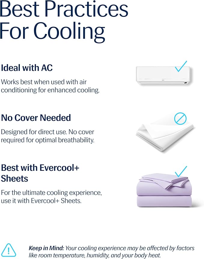 REST® Evercool® Cooling Comforter, King/Cali King, Blanket - Image 7