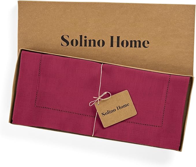 Solino Home Linen Beet Table Runner 120 Inches Long - Image 5