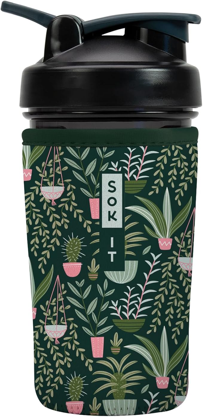 Sok It BotlSok Protein Blender Shaker Bottle Sleeve Insulated Neoprene Cover by SokIt