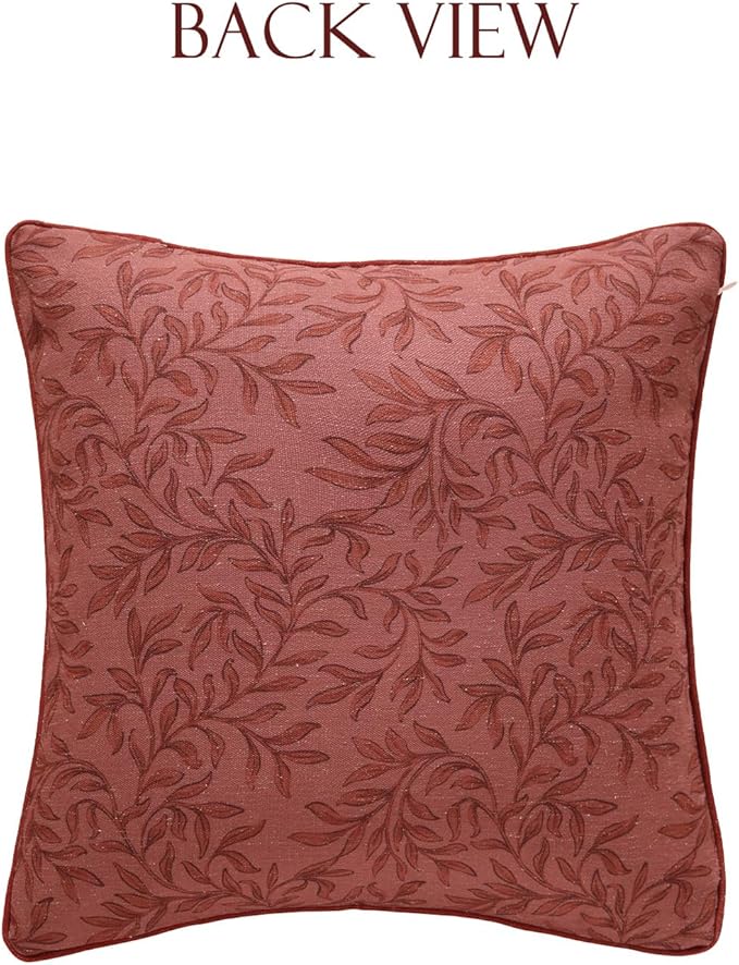 patdrea Designer Pack of 2 Square Throw Pillow Covers, Farmhouse Vintage Linen - Image 8