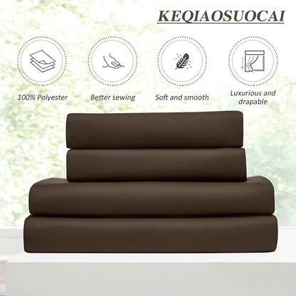 Chocolate Brown Espresso Pinch Pleated Blackout Curtains 102 Inches Long - Image 5