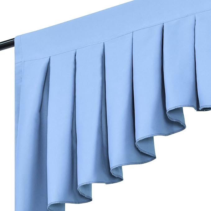 Light Sky Blue Valances for Windows - Image 8