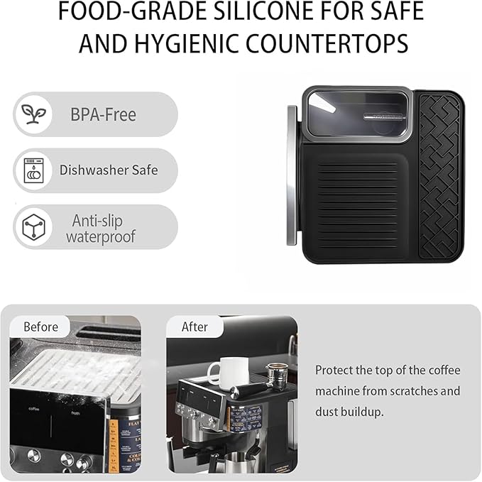 Premium Top Mat for Ninja Luxe Cafe Espresso Machine ES601 & ES701 – Custom Fit - Image 3