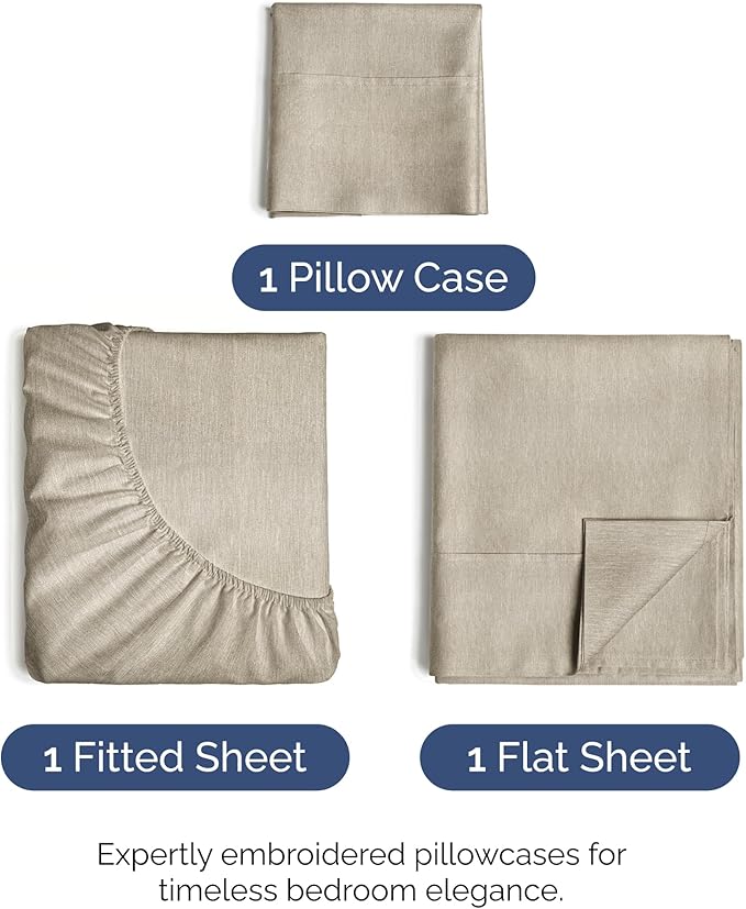 Twin XL Size 3 Piece Sheet Set - Image 2