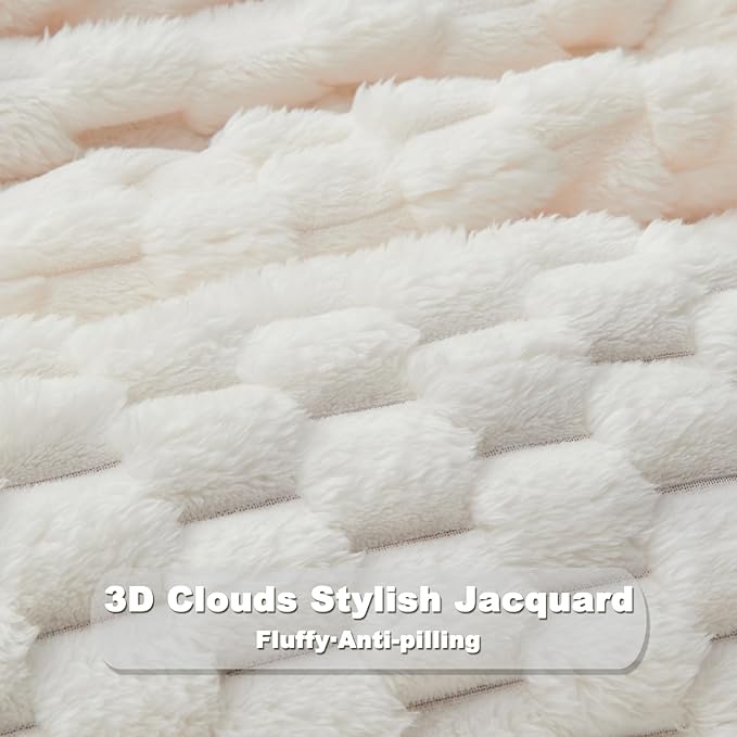 NEWCOSPLAY Super Soft Throw Blanket Ivory Premium Silky Flannel Fleece 3D - Image 7