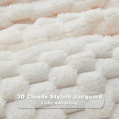 NEWCOSPLAY Super Soft Throw Blanket Ivory Premium Silky Flannel Fleece 3D - Image 7