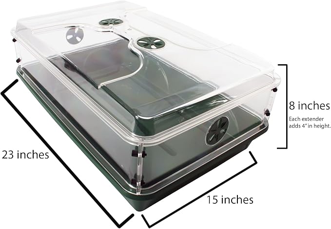 EarlyGrow 24" x 15" x 12.75" Domed Propagator - Image 5