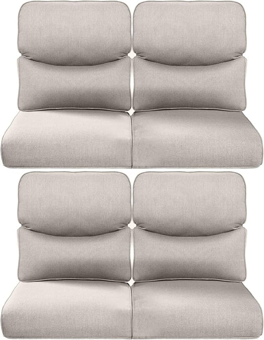 Pop 22x25/22x24 Outdoor Chair Cushions Set of 4 by ACTREST