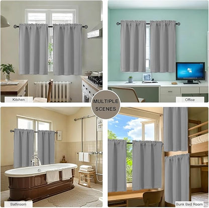 Gwine 24 Inch Long Tier Curtains - Image 7