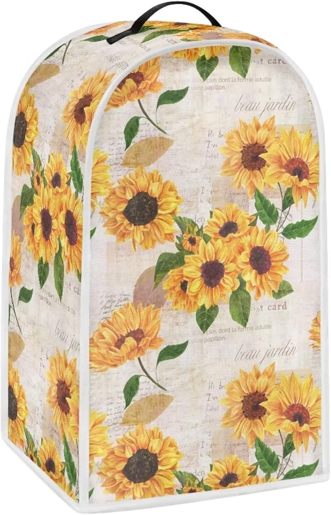 Sunflower Post Design Blender Covers Kitchen Appliance Dustproof Cover by HUISEFOR
