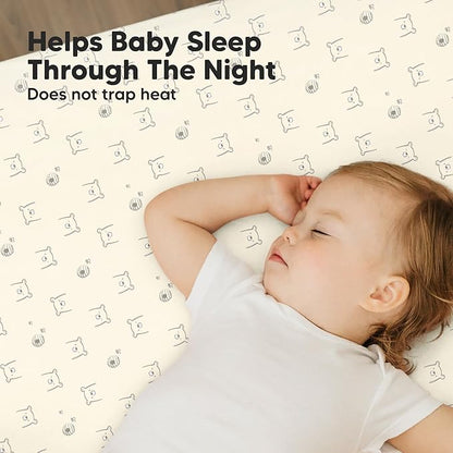 2-Pack Mini Crib Sheets Fitted - Image 5