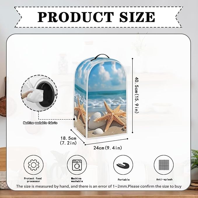 Blender Cover Dust Cover Kitchen Decor Coffee Maker Cover Dust Protection - Image 5