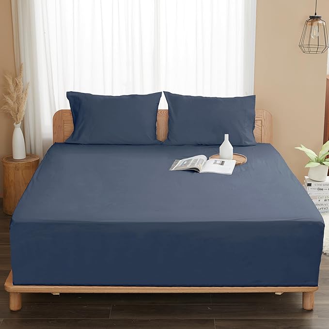 Sunflower California King Fitted Sheet, 1-Piece Deep Pocket Fitted Bottom Sheet - Image 8