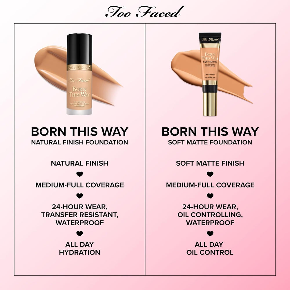 Too Faced Born This Way Natural Finish Longwear Liquid Foundation | Medium-To...