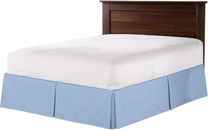 Bed Skirt - 100% Cotton 800 Thread Count Box Pleated Bed Skirt - Luxury Pleated - Image 3
