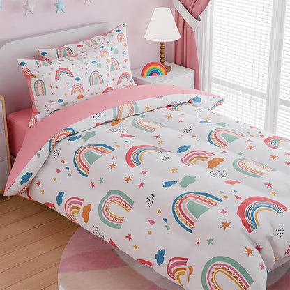 SANDJEST Rainbow Twin Bedding Set - Image 3
