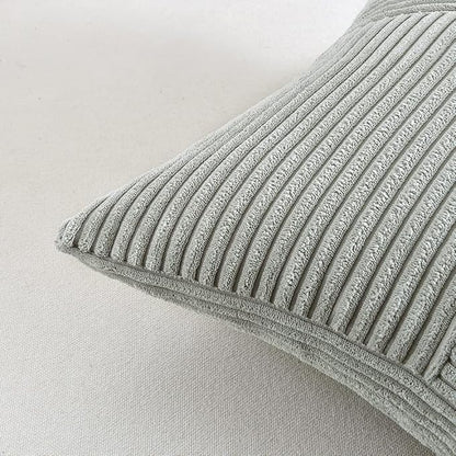 Fancy Homi 2 Packs Grey Lumbar Decorative Throw Pillow Covers 14x24 Inch - Image 5