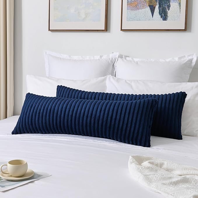 Kevin Textile Soft Plush 12x24 Inch Lumbar Pillow Cover 1 Pack, Luxury Fluffy - Image 5