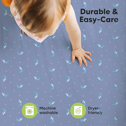 2-Pack Mini Crib Sheets Fitted - Image 7