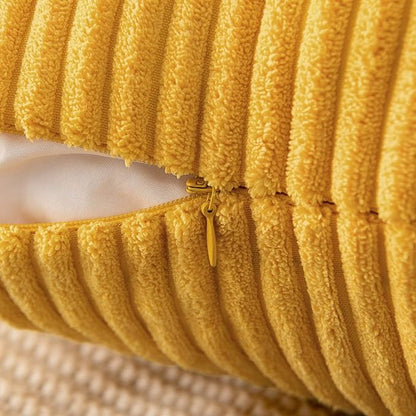 MIULEE Pack of 2 Mustard Yellow Fall Pillow Covers 20x20 Inch Soft Decorative - Image 4