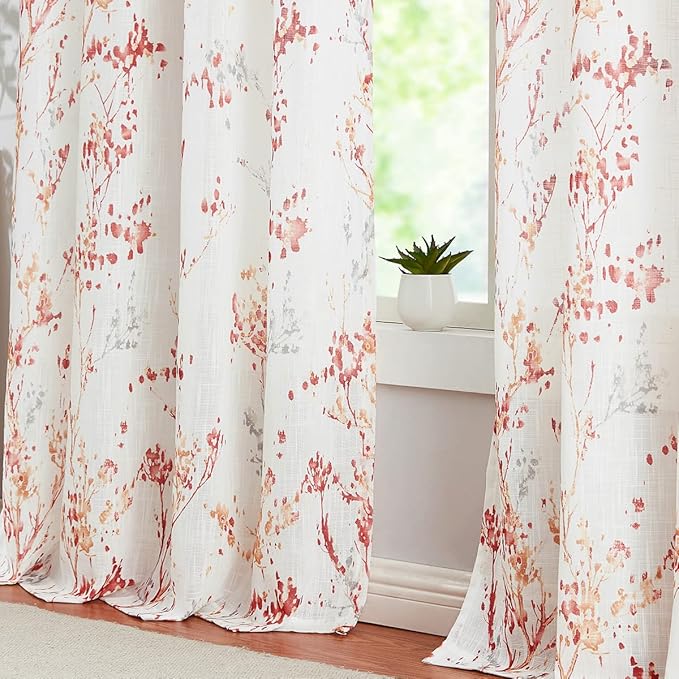 Treatmentex White Semi Sheers Curtains - Image 4