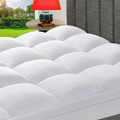 CHOKIT King Mattress Topper, Extra Thick Pillow Top Mattress Pad by CHOKIT