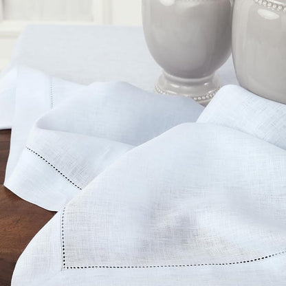 Solino Home Linen Light Blue Table Runner 144 Inches Long - Image 9