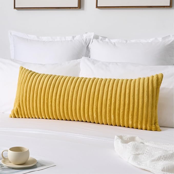 Kevin Textile Soft Plush 14x36 Inch Long Lumbar Pillow Cover 1 Pack, Luxury - Image 4