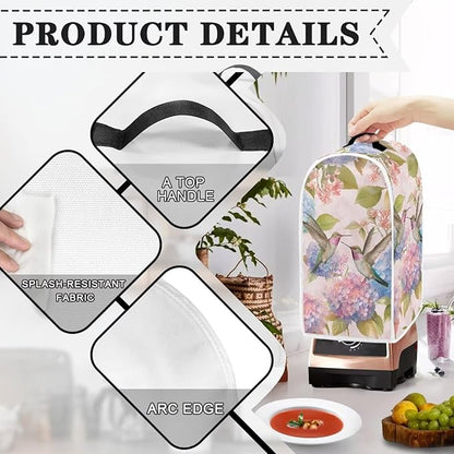 Hummingbird Kitchen Blender Cover Toaster Cover 2 Slice Washable Kitchen - Image 3
