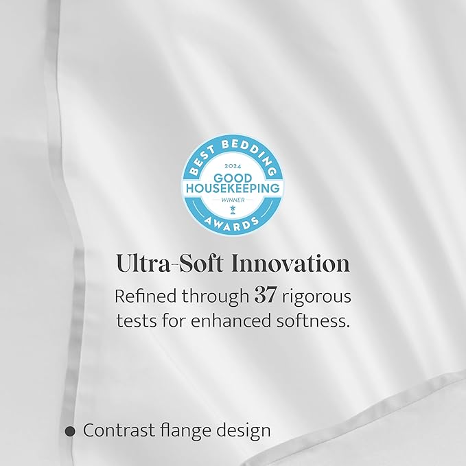 Double Stitch Cotton Tencel Duvet Cover - Image 2