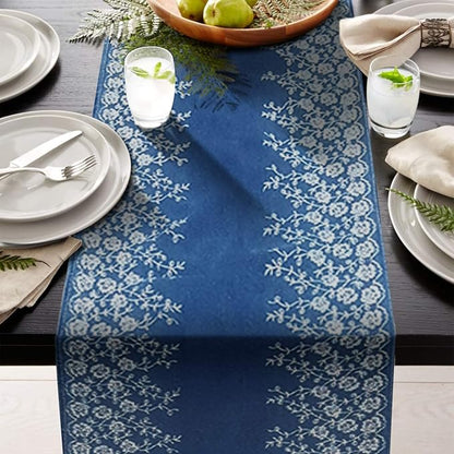 AAYU Denim Table and Bed Runner - Image 2