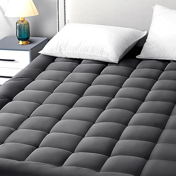 EASELAND Twin XL Mattress Pad Pillow Top Mattress Cover Quilted Fitted Mattress - Image 8