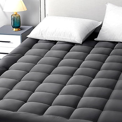 EASELAND Twin XL Mattress Pad Pillow Top Mattress Cover Quilted Fitted Mattress - Image 8