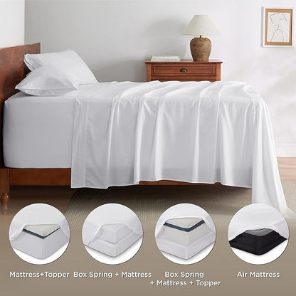 Bedsure Twin XL Sheets Dorm Bedding, GentleSoft Breathable Extra Long Twin - Image 7