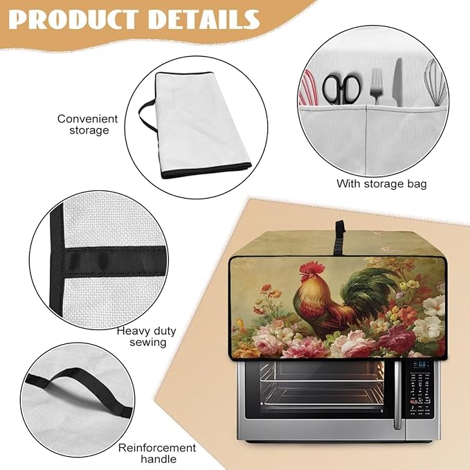 Air Fryer Toaster Oven Dust Cover Dust Protection Countertop Convection Oven - Image 5