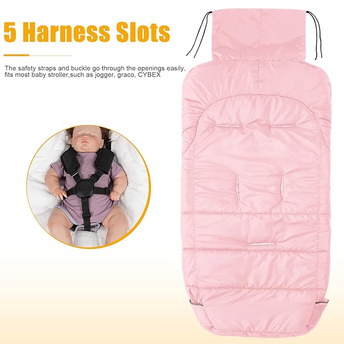 Yoofoss Stroller Cover for Winter, Toddler Stroller Footmuff Universal for Most - Image 6