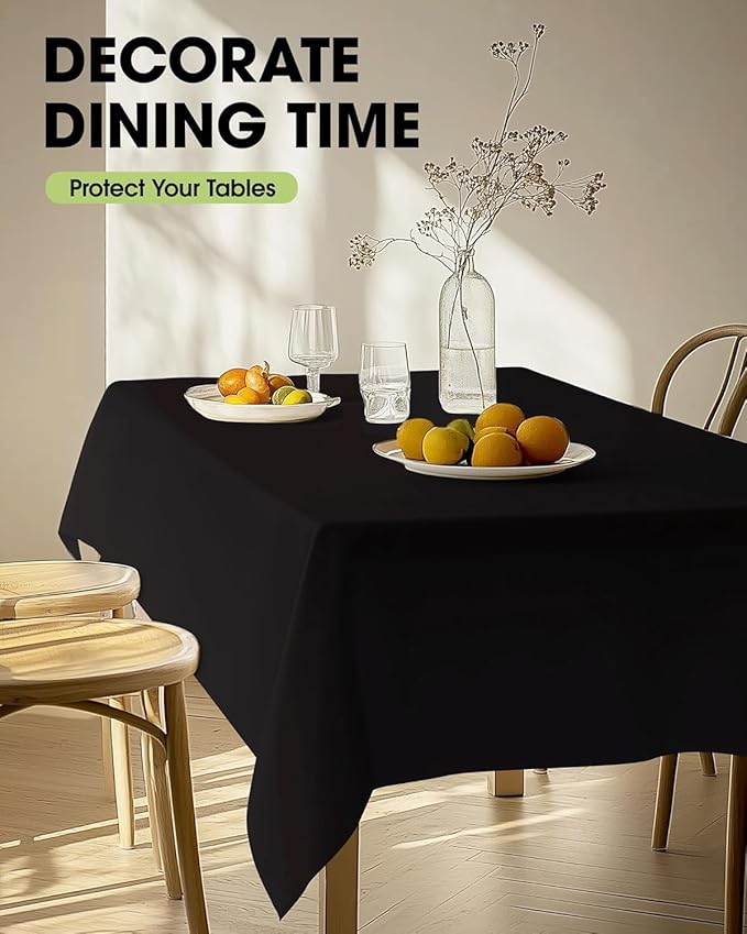 Pureegg Rectangle Table Cloth 60" x 102" – 8 Packs, Durable Polyester - Image 9