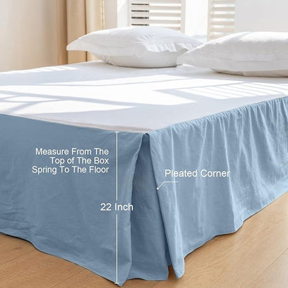 BISELINA French Linen Bed Skirt - Image 4