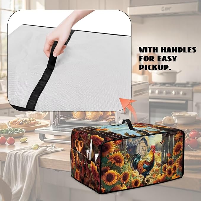 Toaster Oven Dust Cover Dustproof Smart Oven Air Fryer Microwave Cover - Image 4