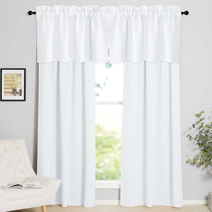 NICETOWN 2 Panels Small Curtain Valances - Image 6