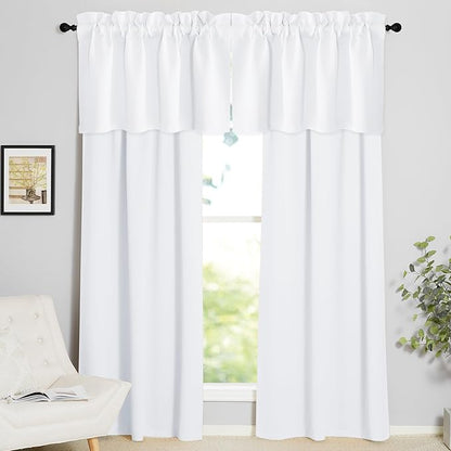 NICETOWN 2 Panels Small Curtain Valances - Image 6