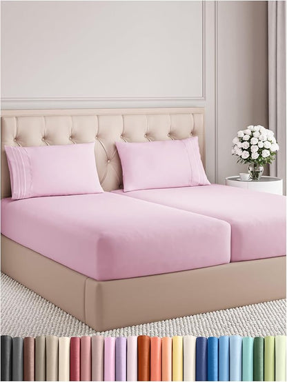 Split King Size 5 Piece Sheet Set by CGKUnlimited