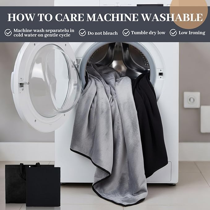 Waterproof Blanket for Bed Couch Sofa, Fleece and Flannel Waterproof Mat - Image 4