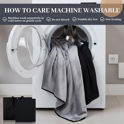 Waterproof Blanket for Bed Couch Sofa, Fleece and Flannel Waterproof Mat - Image 4